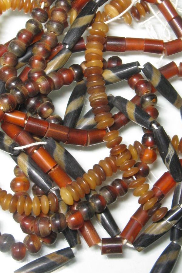 Horn beads