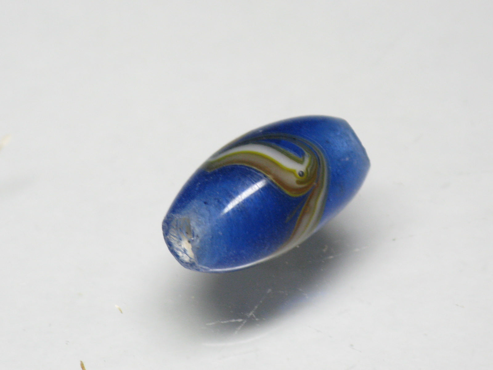 TOKO-BEADS |AG114-23S 矢羽模様とんぼ玉 7~8.5mm