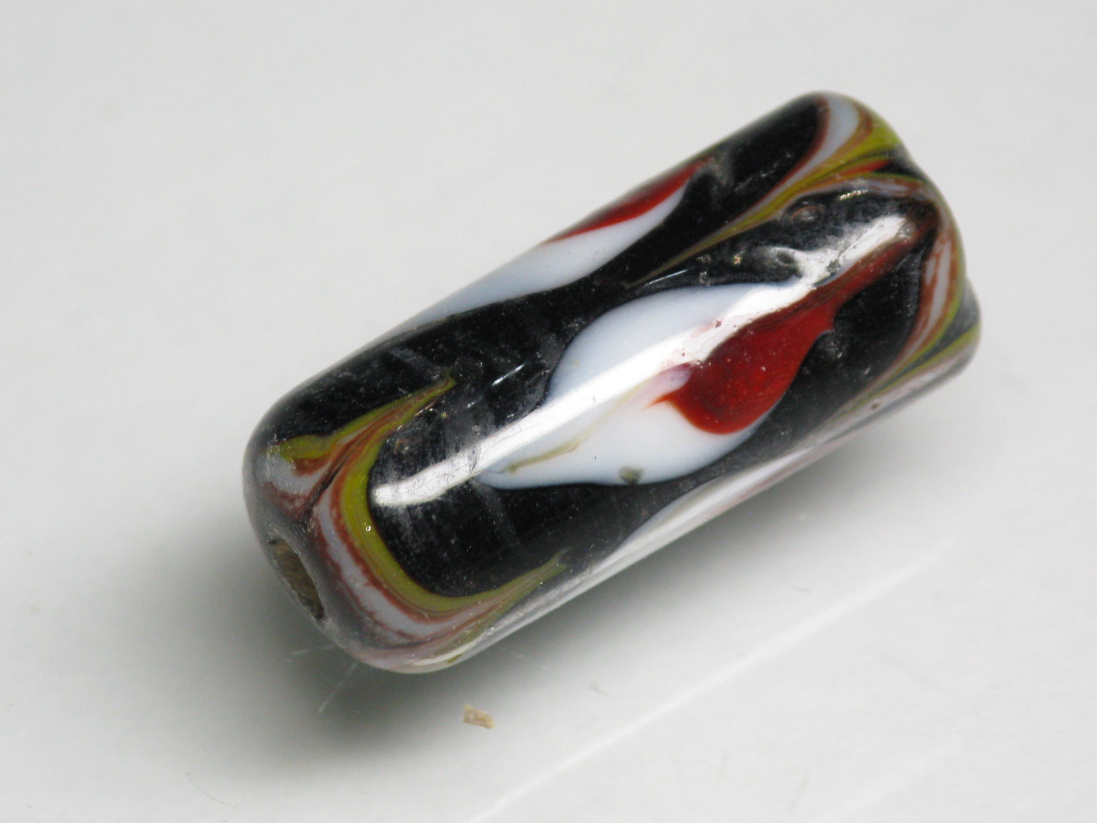 TOKO-BEADS |AG137-89S チューブ型ジャワとんぼ玉 10mm