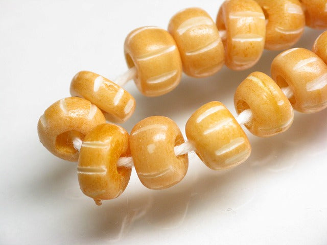 TOKO-BEADS AB183N-62 Bone bead (strand) 8.5~9mm AB183N-62 ボーンビーズ（連） 8.5~9mm Asian bead & African bead  Handmade,Lampeork,bead,asia,india,ethnic,parts,accessory,beads とんぼ玉,ビーズ,トンボ玉,アジア,インド,エスニック,手作り,パーツ,アクセサリー