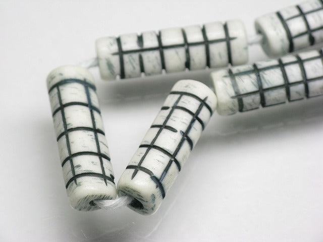 TOKO-BEADS AB184-01N Bone bead (strand) 6mm AB184-01N ボーンビーズ（連） 6mm Asian bead & African bead  Handmade,Lampeork,bead,asia,india,ethnic,parts,accessory,beads とんぼ玉,ビーズ,トンボ玉,アジア,インド,エスニック,手作り,パーツ,アクセサリー