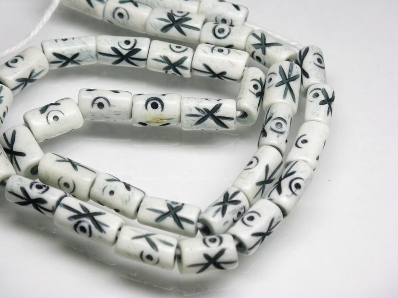 TOKO-BEADS AB184-03N Bone bead (strand) 6~6.5mm AB184-03N ボーンビーズ（連） 6~6.5mm Asian bead & African bead  Handmade,Lampeork,bead,asia,india,ethnic,parts,accessory,beads とんぼ玉,ビーズ,トンボ玉,アジア,インド,エスニック,手作り,パーツ,アクセサリー