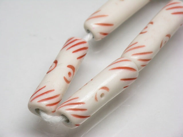 TOKO-BEADS AB184-13N Bone bead (strand) 5.5~6.5mm AB184-13N ボーンビーズ（連） 5.5~6.5mm Asian bead & African bead  Handmade,Lampeork,bead,asia,india,ethnic,parts,accessory,beads とんぼ玉,ビーズ,トンボ玉,アジア,インド,エスニック,手作り,パーツ,アクセサリー