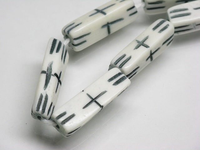 TOKO-BEADS AB184-14N Bone bead (strand) 6.5~7mm AB184-14N ボーンビーズ（連） 6.5~7mm Asian bead & African bead  Handmade,Lampeork,bead,asia,india,ethnic,parts,accessory,beads とんぼ玉,ビーズ,トンボ玉,アジア,インド,エスニック,手作り,パーツ,アクセサリー