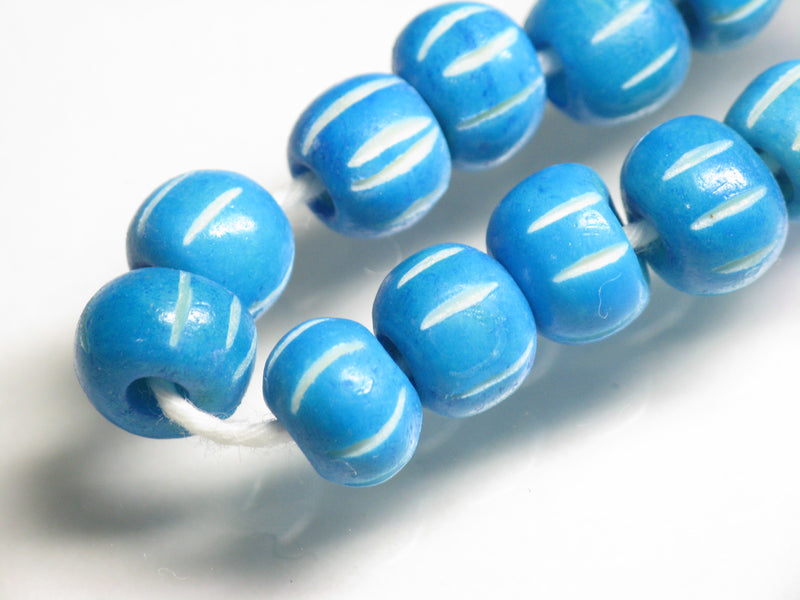 TOKO-BEADS AB191N-34 Bone bead (strand) 8~9mm AB191N-34 ボーンビーズ（連） 8~9mm Asian bead & African bead  Handmade,Lampeork,bead,asia,india,ethnic,parts,accessory,beads とんぼ玉,ビーズ,トンボ玉,アジア,インド,エスニック,手作り,パーツ,アクセサリー