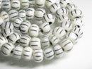 TOKO-BEADS AB191-35N Bone bead (strand) 7~9.5mm AB191-35N ボーンビーズ（連） 7~9.5mm Asian bead & African bead  Handmade,Lampeork,bead,asia,india,ethnic,parts,accessory,beads とんぼ玉,ビーズ,トンボ玉,アジア,インド,エスニック,手作り,パーツ,アクセサリー