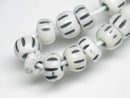 TOKO-BEADS AB191-53N Bone bead (strand) 8mm AB191-53N ボーンビーズ（連） 8mm Asian bead & African bead  Handmade,Lampeork,bead,asia,india,ethnic,parts,accessory,beads とんぼ玉,ビーズ,トンボ玉,アジア,インド,エスニック,手作り,パーツ,アクセサリー