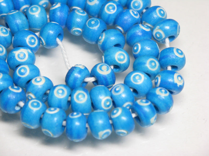 TOKO-BEADS AB195-69N Bone bead (strand) 8~9.5mm AB195-69N ボーンビーズ（連） 8~9.5mm Asian bead & African bead  Handmade,Lampeork,bead,asia,india,ethnic,parts,accessory,beads とんぼ玉,ビーズ,トンボ玉,アジア,インド,エスニック,手作り,パーツ,アクセサリー