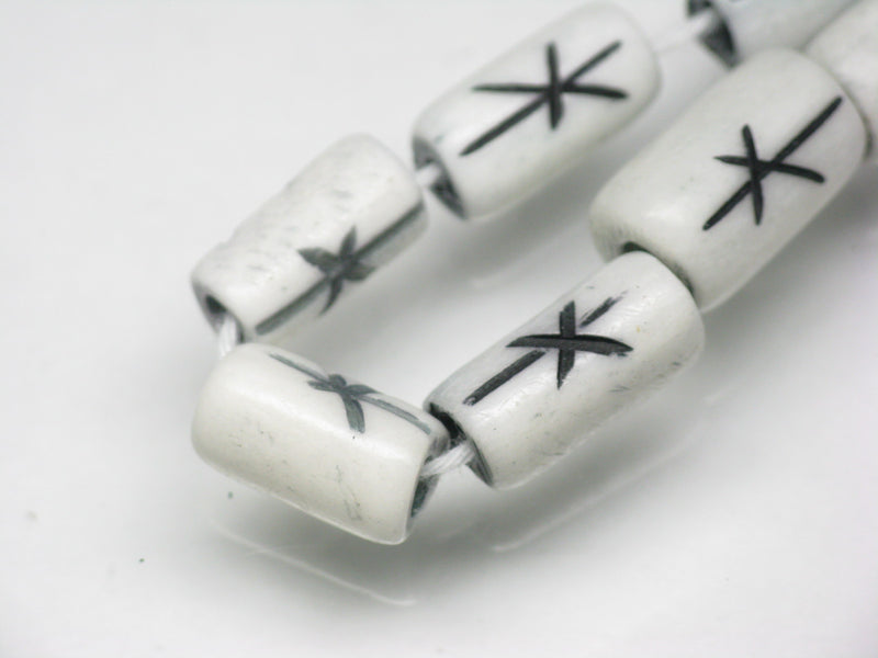 TOKO-BEADS AB196-01N Bone bead (strand) 5~7mm AB196-01N ボーンビーズ（連） 5~7mm Asian bead & African bead  Handmade,Lampeork,bead,asia,india,ethnic,parts,accessory,beads とんぼ玉,ビーズ,トンボ玉,アジア,インド,エスニック,手作り,パーツ,アクセサリー