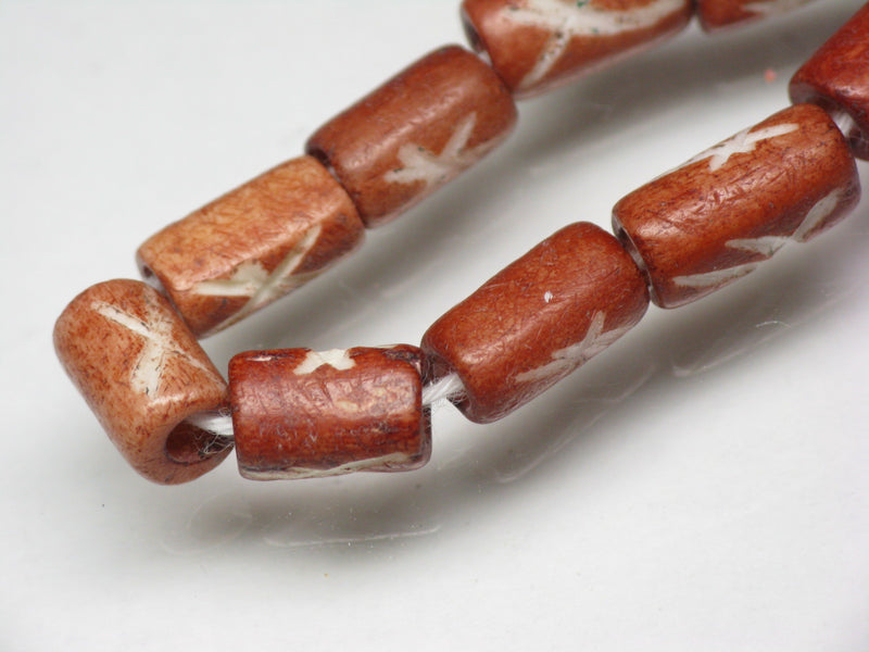 TOKO-BEADS AB196-16N Bone bead (strand) 5~7mm AB196-16N ボーンビーズ（連） 5~7mm Asian bead & African bead  Handmade,Lampeork,bead,asia,india,ethnic,parts,accessory,beads とんぼ玉,ビーズ,トンボ玉,アジア,インド,エスニック,手作り,パーツ,アクセサリー