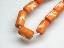 TOKO-BEADS AB196-25N Bone bead (strand) 5~7mm AB196-25N ボーンビーズ（連） 5~7mm Asian bead & African bead  Handmade,Lampeork,bead,asia,india,ethnic,parts,accessory,beads とんぼ玉,ビーズ,トンボ玉,アジア,インド,エスニック,手作り,パーツ,アクセサリー
