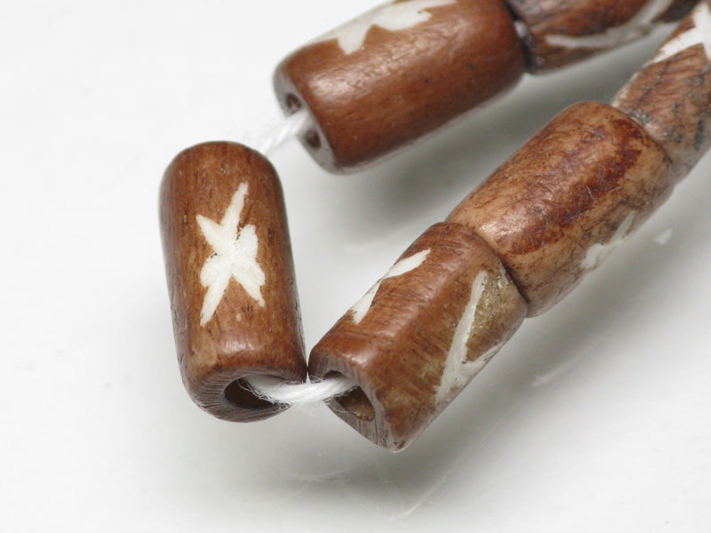 TOKO-BEADS AB196-32N Bone bead (strand) 5~7mm AB196-32N ボーンビーズ（連） 5~7mm Asian bead & African bead  Handmade,Lampeork,bead,asia,india,ethnic,parts,accessory,beads とんぼ玉,ビーズ,トンボ玉,アジア,インド,エスニック,手作り,パーツ,アクセサリー