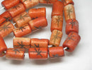 TOKO-BEADS AB196-34N Bone bead (strand) 7~8mm AB196-34N ボーンビーズ（連） 7~8mm Asian bead & African bead  Handmade,Lampeork,bead,asia,india,ethnic,parts,accessory,beads とんぼ玉,ビーズ,トンボ玉,アジア,インド,エスニック,手作り,パーツ,アクセサリー