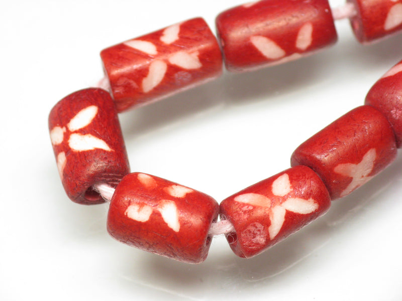TOKO-BEADS AB196-36N Bone bead (strand) 5.5~7mm AB196-36N ボーンビーズ（連） 5.5~7mm Asian bead & African bead  Handmade,Lampeork,bead,asia,india,ethnic,parts,accessory,beads とんぼ玉,ビーズ,トンボ玉,アジア,インド,エスニック,手作り,パーツ,アクセサリー