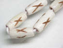 TOKO-BEADS AB197-07N Bone bead (strand) 6~6.5mm AB197-07N ボーンビーズ（連） 6~6.5mm Asian bead & African bead  Handmade,Lampeork,bead,asia,india,ethnic,parts,accessory,beads とんぼ玉,ビーズ,トンボ玉,アジア,インド,エスニック,手作り,パーツ,アクセサリー