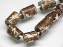 TOKO-BEADS AB197-11N Bone bead (strand) 6.5~8mm AB197-11N ボーンビーズ（連） 6.5~8mm Asian bead & African bead  Handmade,Lampeork,bead,asia,india,ethnic,parts,accessory,beads とんぼ玉,ビーズ,トンボ玉,アジア,インド,エスニック,手作り,パーツ,アクセサリー