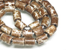 TOKO-BEADS AB197-11N Bone bead (strand) 6.5~8mm AB197-11N ボーンビーズ（連） 6.5~8mm Asian bead & African bead  Handmade,Lampeork,bead,asia,india,ethnic,parts,accessory,beads とんぼ玉,ビーズ,トンボ玉,アジア,インド,エスニック,手作り,パーツ,アクセサリー