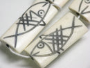 TOKO-BEADS AB200-85N Bone bead (Fish) (strand) 13~15mm AB200-85N ボーンビーズ（魚）（連） 13~15mm Asian bead & African bead  Handmade,Lampeork,bead,asia,india,ethnic,parts,accessory,beads とんぼ玉,ビーズ,トンボ玉,アジア,インド,エスニック,手作り,パーツ,アクセサリー