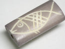 TOKO-BEADS AB200-91S Bone bead (Fish) 13~15mm AB200-91S ボーンビーズ（魚） 13~15mm Asian bead & African bead  Handmade,Lampeork,bead,asia,india,ethnic,parts,accessory,beads とんぼ玉,ビーズ,トンボ玉,アジア,インド,エスニック,手作り,パーツ,アクセサリー
