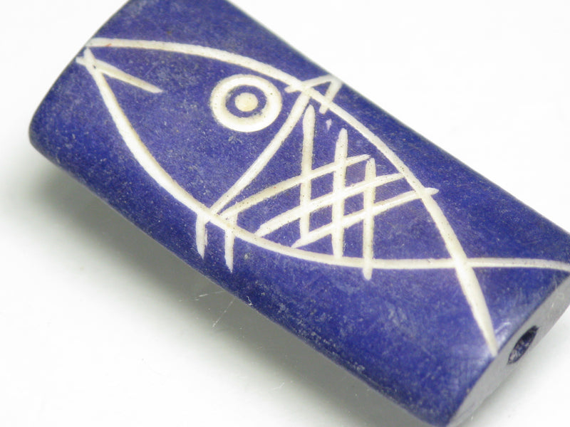 TOKO-BEADS AB200-92S Bone bead (Fish) 13~15mm AB200-92S ボーンビーズ（魚） 13~15mm Asian bead & African bead  Handmade,Lampeork,bead,asia,india,ethnic,parts,accessory,beads とんぼ玉,ビーズ,トンボ玉,アジア,インド,エスニック,手作り,パーツ,アクセサリー