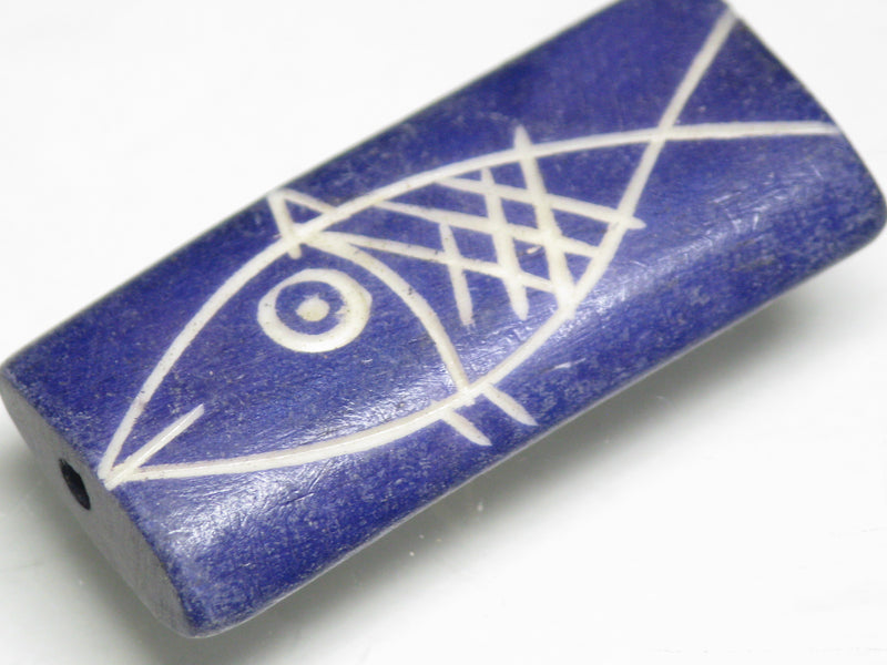 TOKO-BEADS AB200-92S Bone bead (Fish) 13~15mm AB200-92S ボーンビーズ（魚） 13~15mm Asian bead & African bead  Handmade,Lampeork,bead,asia,india,ethnic,parts,accessory,beads とんぼ玉,ビーズ,トンボ玉,アジア,インド,エスニック,手作り,パーツ,アクセサリー