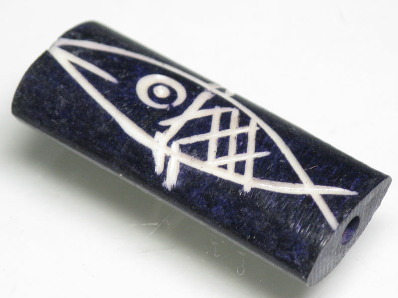 TOKO-BEADS AB200-93S Bone bead (Fish) 13~15mm AB200-93S ボーンビーズ（魚） 13~15mm Asian bead & African bead  Handmade,Lampeork,bead,asia,india,ethnic,parts,accessory,beads とんぼ玉,ビーズ,トンボ玉,アジア,インド,エスニック,手作り,パーツ,アクセサリー