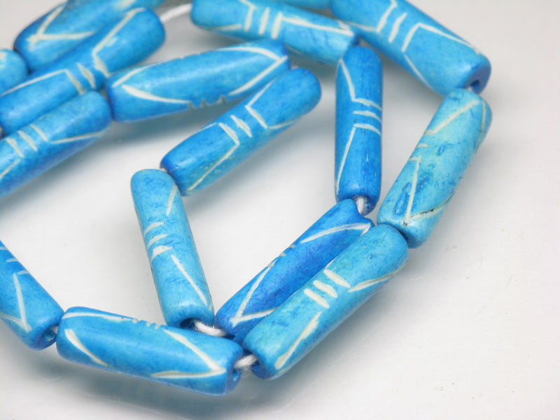 TOKO-BEADS AB202N-06 Bone bead (strand) 6~7mm AB202N-06 ボーンビーズ（連） 6~7mm Asian bead & African bead  Handmade,Lampeork,bead,asia,india,ethnic,parts,accessory,beads とんぼ玉,ビーズ,トンボ玉,アジア,インド,エスニック,手作り,パーツ,アクセサリー