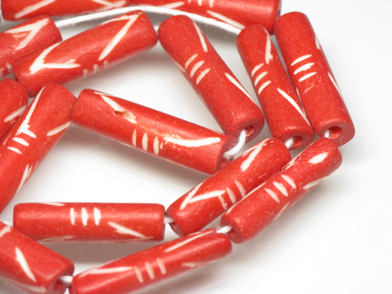 TOKO-BEADS AB202N-09 Bone bead (strand) 6~7mm AB202N-09 ボーンビーズ（連） 6~7mm Asian bead & African bead  Handmade,Lampeork,bead,asia,india,ethnic,parts,accessory,beads とんぼ玉,ビーズ,トンボ玉,アジア,インド,エスニック,手作り,パーツ,アクセサリー