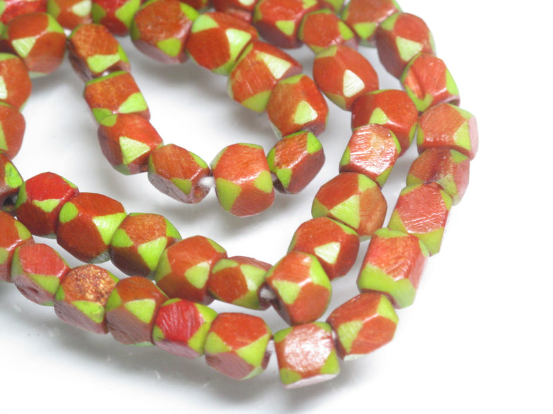 TOKO-BEADS AB204-32N Bone bead (strand) 5.5~7mm AB204-32N 多面カットボーンビーズ（連） 5.5~7mm Asian bead & African bead  Handmade,Lampeork,bead,asia,india,ethnic,parts,accessory,beads とんぼ玉,ビーズ,トンボ玉,アジア,インド,エスニック,手作り,パーツ,アクセサリー