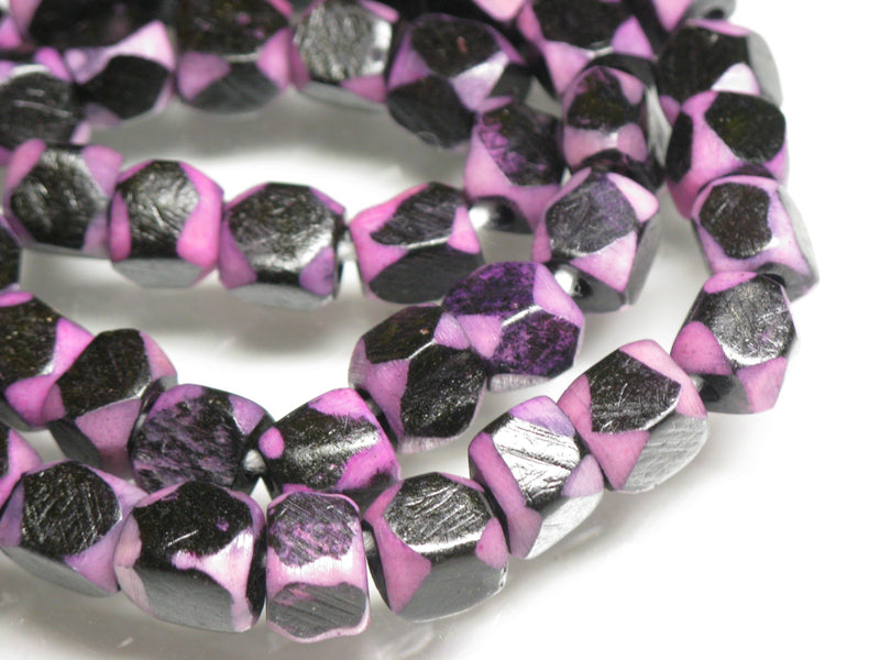 TOKO-BEADS AB204-38N Bone bead (strand) 6~6.5mm AB204-38N 多面カットボーンビーズ（連） 6~6.5mm Asian bead & African bead  Handmade,Lampeork,bead,asia,india,ethnic,parts,accessory,beads とんぼ玉,ビーズ,トンボ玉,アジア,インド,エスニック,手作り,パーツ,アクセサリー