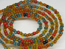 TOKO-BEADS AG001N-17 Glass Seed bead (strand) 2~3mm AG001N-17 ガラスシードビーズ（連） 2~3mm Asian bead & African bead  Handmade,Lampeork,bead,asia,india,ethnic,parts,accessory,beads とんぼ玉,ビーズ,トンボ玉,アジア,インド,エスニック,手作り,パーツ,アクセサリー