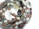 TOKO-BEADS AG001-20N Assorted glass bead 120cm (strand) 5~13mm AG001-20N ガラスビーズアソート120cm（連） 5~13mm Asian bead & African bead  Handmade,Lampeork,bead,asia,india,ethnic,parts,accessory,beads とんぼ玉,ビーズ,トンボ玉,アジア,インド,エスニック,手作り,パーツ,アクセサリー