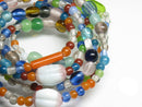 TOKO-BEADS AG001-24N Assorted glass bead 120cm (strand) 5~13mm AG001-24N ガラスビーズアソート120cm（連） 5~13mm Asian bead & African bead  Handmade,Lampeork,bead,asia,india,ethnic,parts,accessory,beads とんぼ玉,ビーズ,トンボ玉,アジア,インド,エスニック,手作り,パーツ,アクセサリー