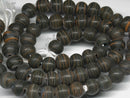 TOKO-BEADS AG002N-24 Glass bead (strand) 7~8mm AG002N-24 つや消しガラスビーズ（連） 7~8mm Asian bead & African bead  Handmade,Lampeork,bead,asia,india,ethnic,parts,accessory,beads とんぼ玉,ビーズ,トンボ玉,アジア,インド,エスニック,手作り,パーツ,アクセサリー
