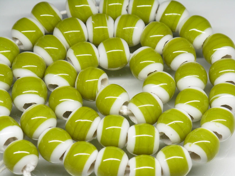 TOKO-BEADS AG003N-14 Glass bead (strand) 10~12mm AG003N-14 ガラスビーズ（連） 10~12mm Asian bead & African bead  Handmade,Lampeork,bead,asia,india,ethnic,parts,accessory,beads とんぼ玉,ビーズ,トンボ玉,アジア,インド,エスニック,手作り,パーツ,アクセサリー