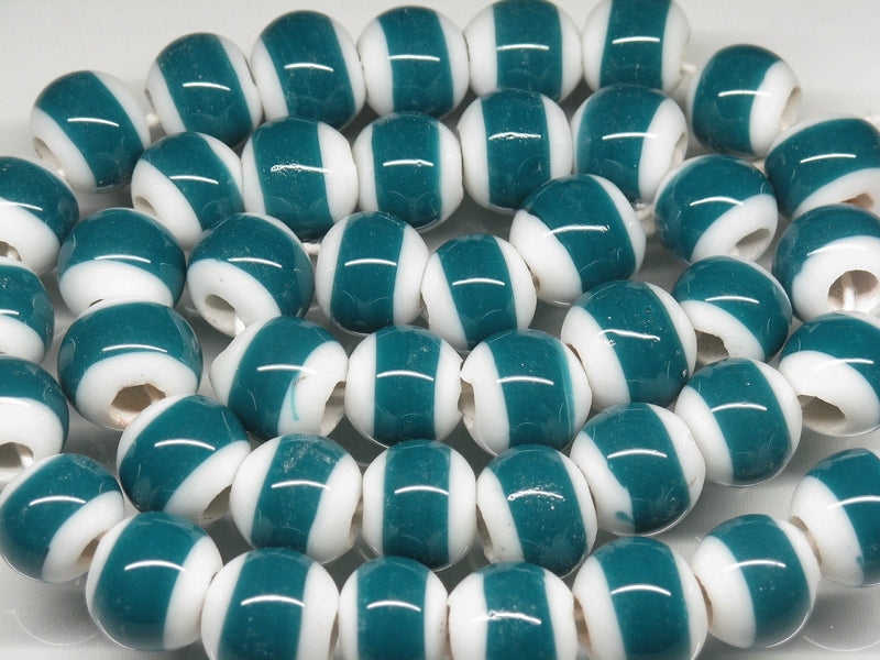 TOKO-BEADS AG003N-21 Glass bead (strand) 10~12mm AG003N-21 ガラスビーズ（連） 10~12mm Asian bead & African bead  Handmade,Lampeork,bead,asia,india,ethnic,parts,accessory,beads とんぼ玉,ビーズ,トンボ玉,アジア,インド,エスニック,手作り,パーツ,アクセサリー