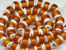 TOKO-BEADS AG003N-24 Glass bead (strand) 10~12mm AG003N-24 ガラスビーズ（連） 10~12mm Asian bead & African bead  Handmade,Lampeork,bead,asia,india,ethnic,parts,accessory,beads とんぼ玉,ビーズ,トンボ玉,アジア,インド,エスニック,手作り,パーツ,アクセサリー