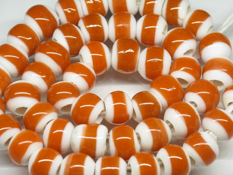 TOKO-BEADS AG003N-25 Glass bead (strand) 10~12mm AG003N-25 ガラスビーズ（連） 10~12mm Asian bead & African bead  Handmade,Lampeork,bead,asia,india,ethnic,parts,accessory,beads とんぼ玉,ビーズ,トンボ玉,アジア,インド,エスニック,手作り,パーツ,アクセサリー