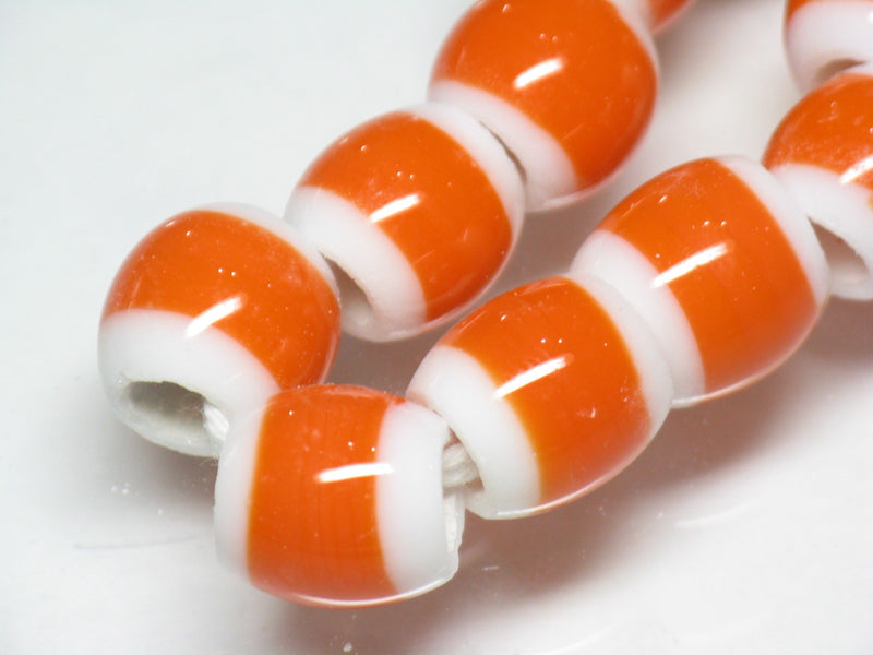 TOKO-BEADS AG003-01N Glass bead (strand) 11~12mm AG003-01N ガラスビーズ（連） 11~12mm Asian bead & African bead  Handmade,Lampeork,bead,asia,india,ethnic,parts,accessory,beads とんぼ玉,ビーズ,トンボ玉,アジア,インド,エスニック,手作り,パーツ,アクセサリー