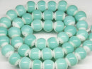 TOKO-BEADS AG004N-04 Glass bead (strand) 10mm AG004N-04 カラーベルトビーズ（連） 10mm Asian bead & African bead  Handmade,Lampeork,bead,asia,india,ethnic,parts,accessory,beads とんぼ玉,ビーズ,トンボ玉,アジア,インド,エスニック,手作り,パーツ,アクセサリー