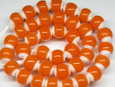 TOKO-BEADS AG004N-06 Glass bead (strand) 11mm AG004N-06 カラーベルトビーズ（連） 11mm Asian bead & African bead  Handmade,Lampeork,bead,asia,india,ethnic,parts,accessory,beads とんぼ玉,ビーズ,トンボ玉,アジア,インド,エスニック,手作り,パーツ,アクセサリー