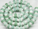 TOKO-BEADS AG004N-10 Glass bead (strand) 9mm AG004N-10 カラーベルトビーズ（連） 9mm Asian bead & African bead  Handmade,Lampeork,bead,asia,india,ethnic,parts,accessory,beads とんぼ玉,ビーズ,トンボ玉,アジア,インド,エスニック,手作り,パーツ,アクセサリー