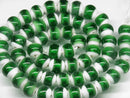 TOKO-BEADS AG004N-11 Glass bead (strand) 9mm AG004N-11 カラーベルトビーズ（連） 9mm Asian bead & African bead  Handmade,Lampeork,bead,asia,india,ethnic,parts,accessory,beads とんぼ玉,ビーズ,トンボ玉,アジア,インド,エスニック,手作り,パーツ,アクセサリー