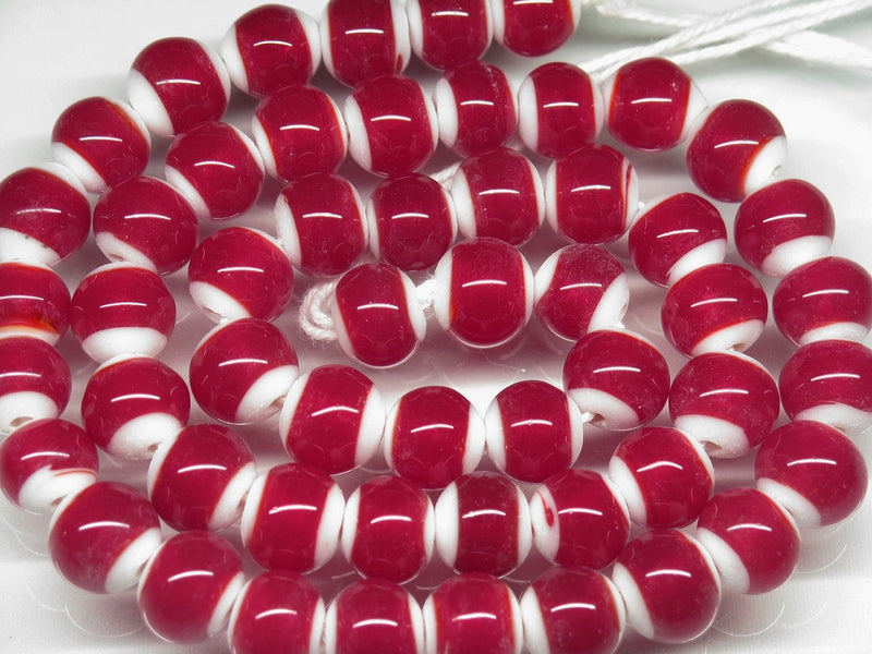 TOKO-BEADS AG004N-14 Glass bead (strand) 9mm AG004N-14 カラーベルトビーズ（連） 9mm Asian bead & African bead  Handmade,Lampeork,bead,asia,india,ethnic,parts,accessory,beads とんぼ玉,ビーズ,トンボ玉,アジア,インド,エスニック,手作り,パーツ,アクセサリー