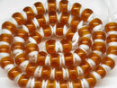 TOKO-BEADS AG004N-15 Glass bead (strand) 9mm AG004N-15 カラーベルトビーズ（連） 9mm Asian bead & African bead  Handmade,Lampeork,bead,asia,india,ethnic,parts,accessory,beads とんぼ玉,ビーズ,トンボ玉,アジア,インド,エスニック,手作り,パーツ,アクセサリー