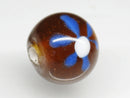 TOKO-BEADS AG006-15S Glass bead 13mm AG006-15S フラワービーズ 13mm Asian bead & African bead  Handmade,Lampeork,bead,asia,india,ethnic,parts,accessory,beads とんぼ玉,ビーズ,トンボ玉,アジア,インド,エスニック,手作り,パーツ,アクセサリー