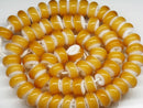 TOKO-BEADS AG007N-06 White Heart bead (strand) 11~12mm AG007N-06 ホワイトハートビーズ（連） 11~12mm Asian bead & African bead  Handmade,Lampeork,bead,asia,india,ethnic,parts,accessory,beads とんぼ玉,ビーズ,トンボ玉,アジア,インド,エスニック,手作り,パーツ,アクセサリー