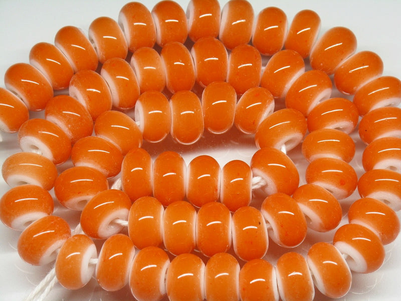 TOKO-BEADS AG007N-08 White Heart bead (strand) 11~12mm AG007N-08 ホワイトハートビーズ（連） 11~12mm Asian bead & African bead  Handmade,Lampeork,bead,asia,india,ethnic,parts,accessory,beads とんぼ玉,ビーズ,トンボ玉,アジア,インド,エスニック,手作り,パーツ,アクセサリー
