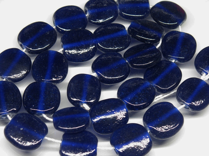 TOKO-BEADS AG008N-05 Glass bead (strand) 17mm AG008N-05 丸型フラットビーズ（連） 17mm Asian bead & African bead  Handmade,Lampeork,bead,asia,india,ethnic,parts,accessory,beads とんぼ玉,ビーズ,トンボ玉,アジア,インド,エスニック,手作り,パーツ,アクセサリー
