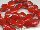 TOKO-BEADS AG008N-17 Glass bead (strand) 17mm AG008N-17 丸型フラットビーズ（連） 17mm Asian bead & African bead  Handmade,Lampeork,bead,asia,india,ethnic,parts,accessory,beads とんぼ玉,ビーズ,トンボ玉,アジア,インド,エスニック,手作り,パーツ,アクセサリー